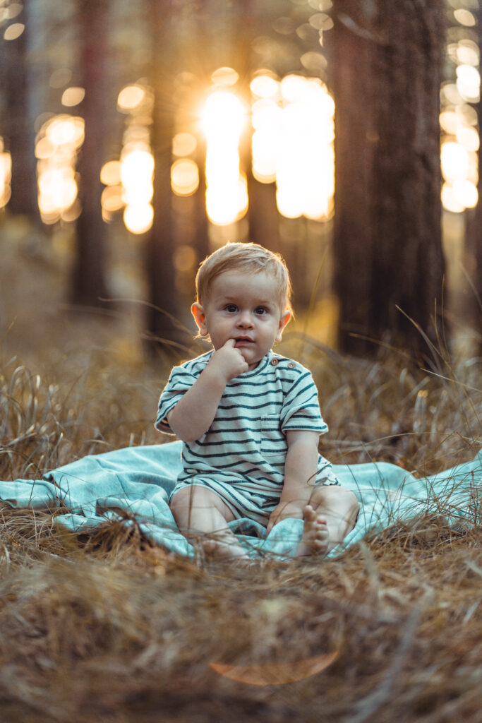 Eerste verjaardag fotoshoot Lennox